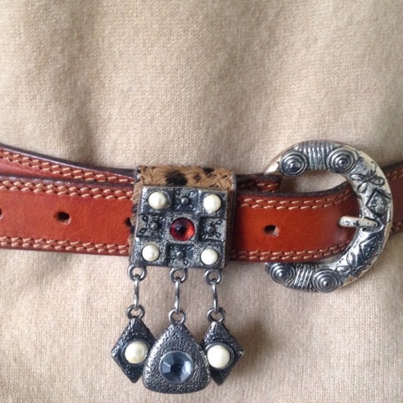 Leather belt, vintage - Picture 1 of 3